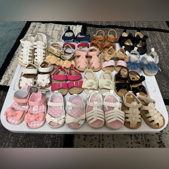 Bundle Of Baby Sandals - Picture 1 of 8